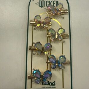 Wicked Butterfly Hair Clips by scunci NWT